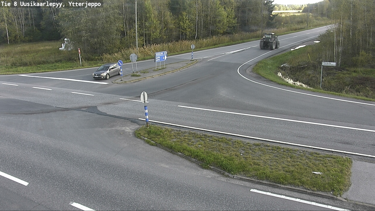 Weather Camera Image Road 8 Uusikaarlepyy, Ytterjeppo, Uusikaarlepyy, Pohjanmaa