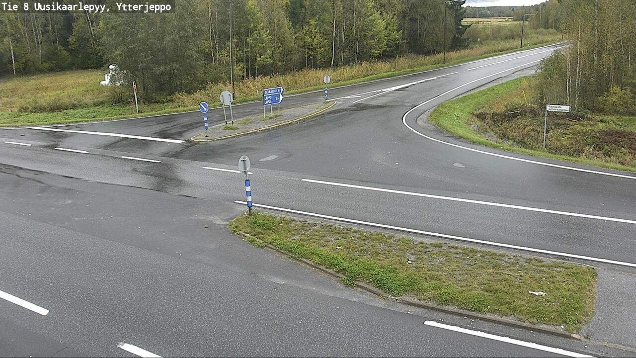 Weather Camera Image Road 8 Uusikaarlepyy, Ytterjeppo, Uusikaarlepyy, Pohjanmaa