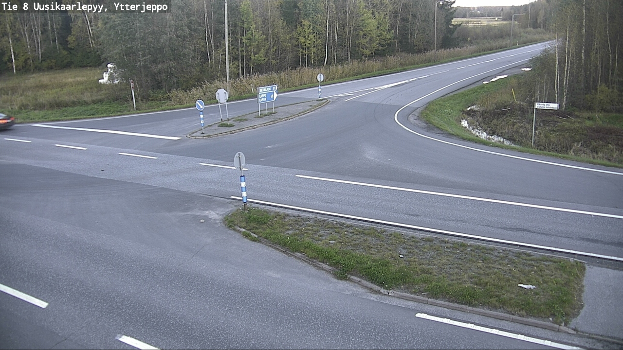 Weather Camera Image Väg 8 Nykarleby, Ytterjeppo, Uusikaarlepyy, Pohjanmaa