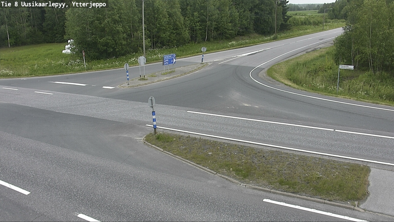 Kelikamerat Kuva Tie 8 Uusikaarlepyy, Ytterjeppo, Uusikaarlepyy, Pohjanmaa