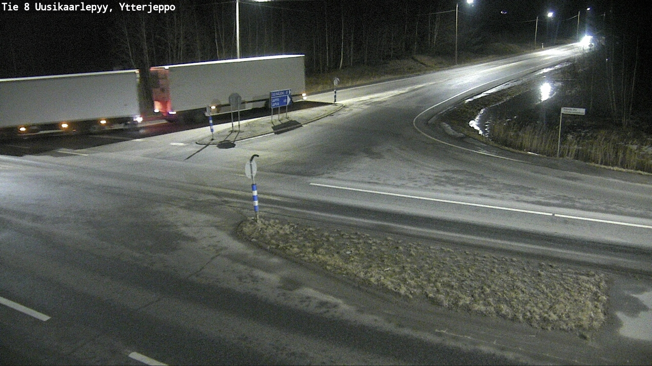 Weather Camera Image Väg 8 Nykarleby, Ytterjeppo, Uusikaarlepyy, Pohjanmaa