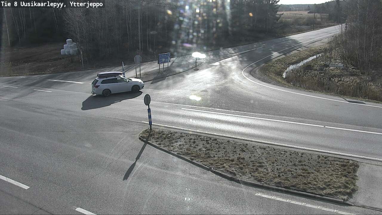 Weather Camera Image Väg 8 Nykarleby, Ytterjeppo, Uusikaarlepyy, Pohjanmaa