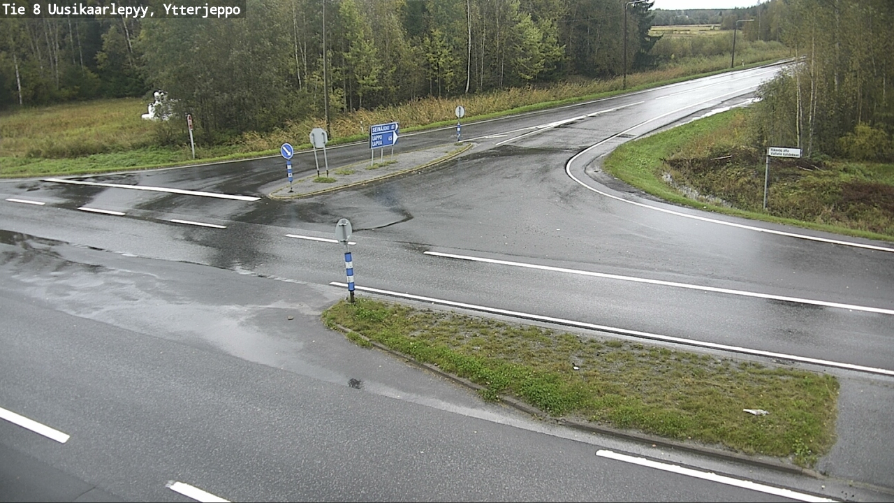 Weather Camera Image Road 8 Uusikaarlepyy, Ytterjeppo, Uusikaarlepyy, Pohjanmaa