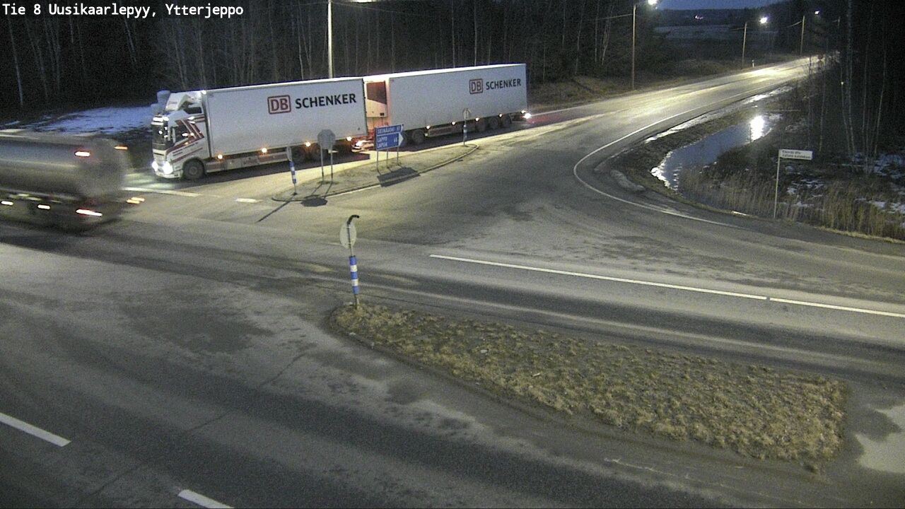 Weather Camera Image Väg 8 Nykarleby, Ytterjeppo, Uusikaarlepyy, Pohjanmaa