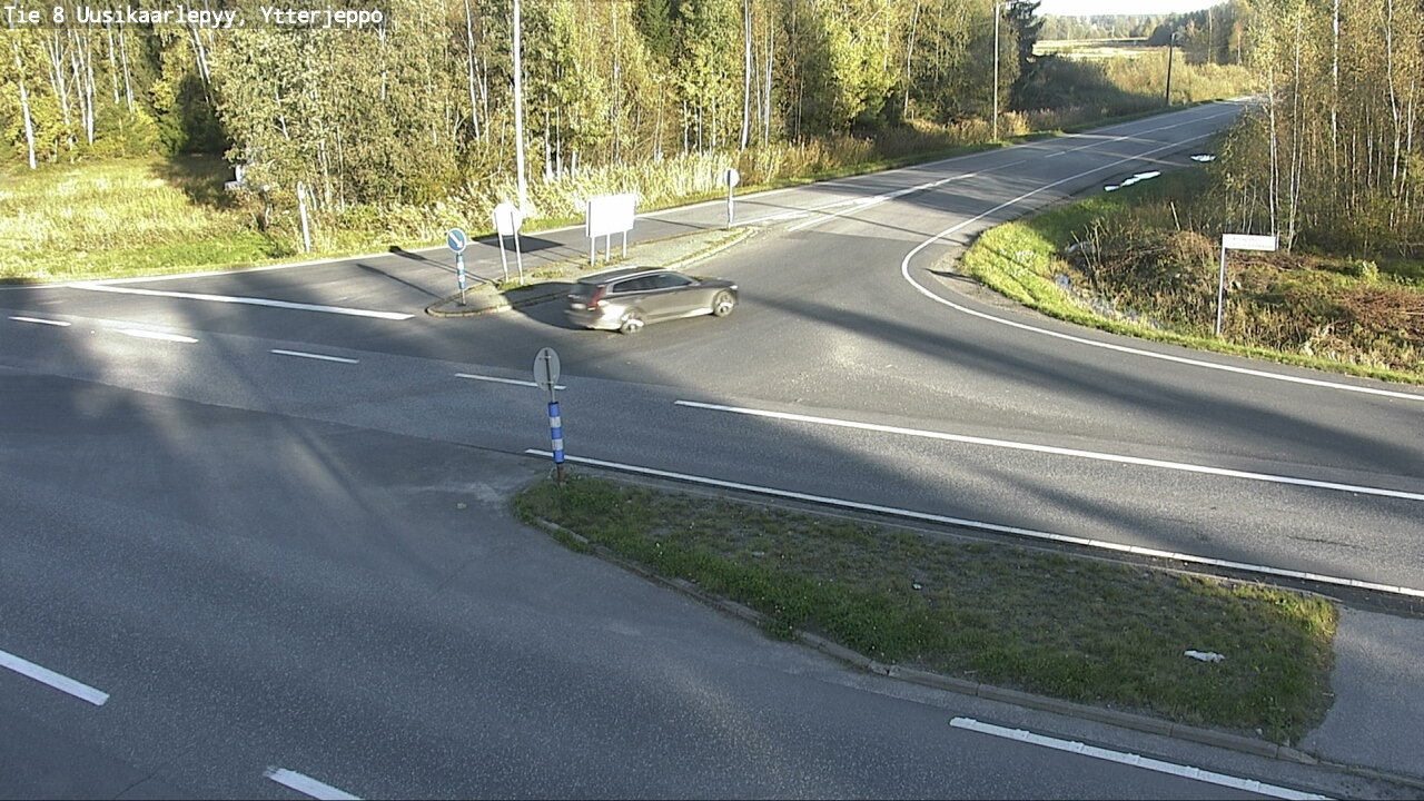 Weather Camera Image Road 8 Uusikaarlepyy, Ytterjeppo, Uusikaarlepyy, Pohjanmaa