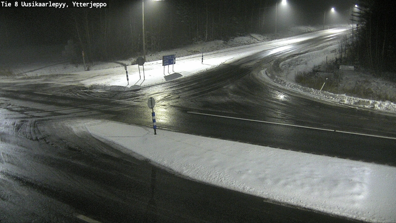 Kelikamerat Kuva Tie 8 Uusikaarlepyy, Ytterjeppo, Uusikaarlepyy, Pohjanmaa