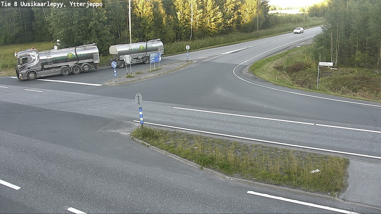 Kelikamerat Kuva Tie 8 Uusikaarlepyy, Ytterjeppo, Uusikaarlepyy, Pohjanmaa