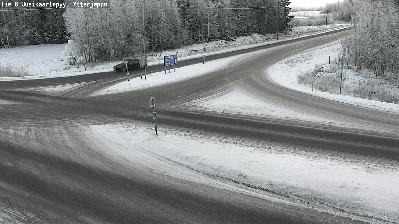Weather Camera Image Väg 8 Nykarleby, Ytterjeppo, Uusikaarlepyy, Pohjanmaa