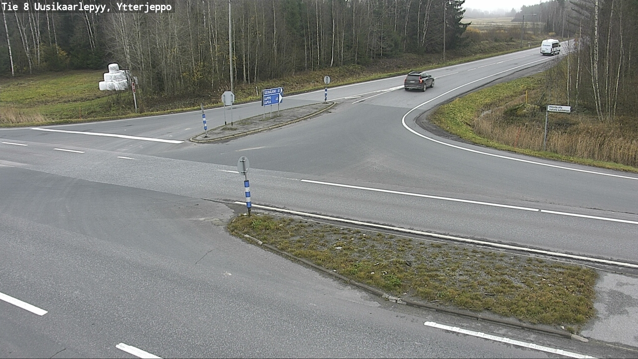Kelikamerat Kuva Tie 8 Uusikaarlepyy, Ytterjeppo, Uusikaarlepyy, Pohjanmaa