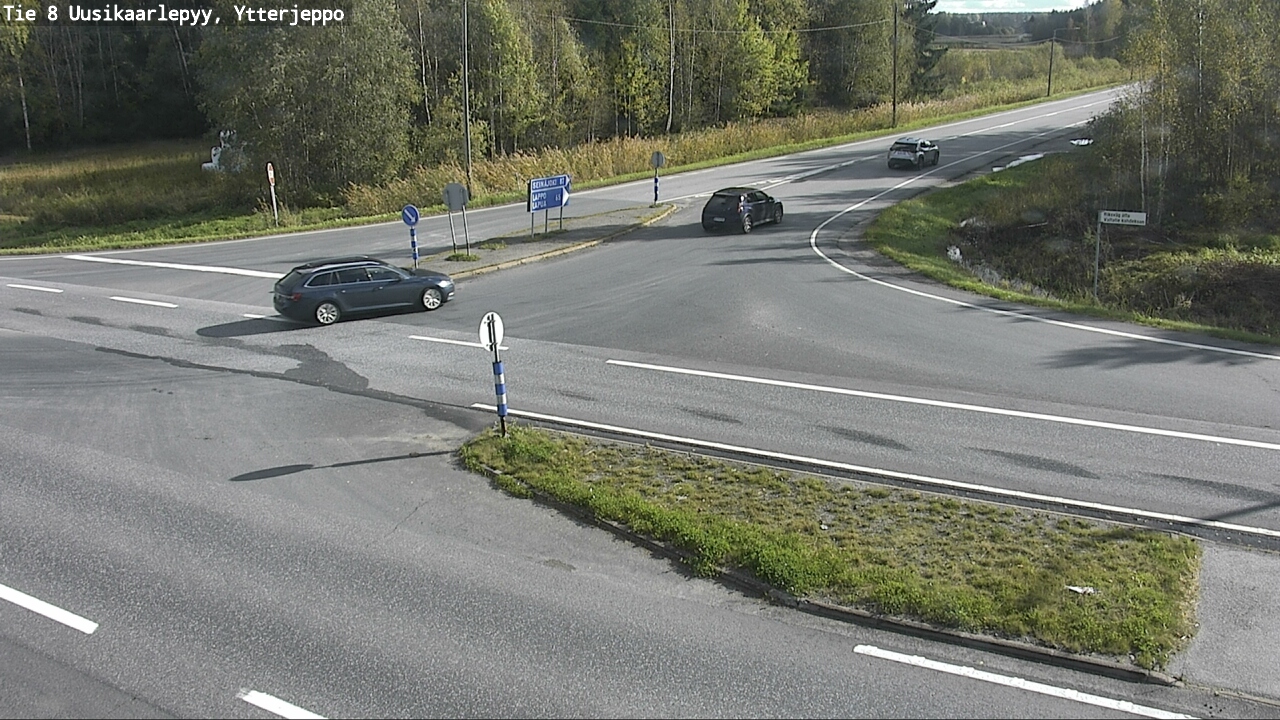 Weather Camera Image Road 8 Uusikaarlepyy, Ytterjeppo, Uusikaarlepyy, Pohjanmaa