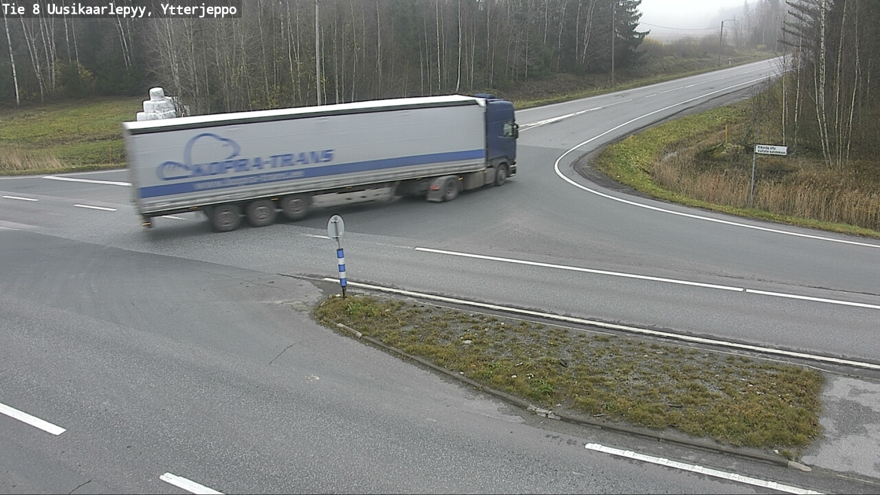 Kelikamerat Kuva Tie 8 Uusikaarlepyy, Ytterjeppo, Uusikaarlepyy, Pohjanmaa