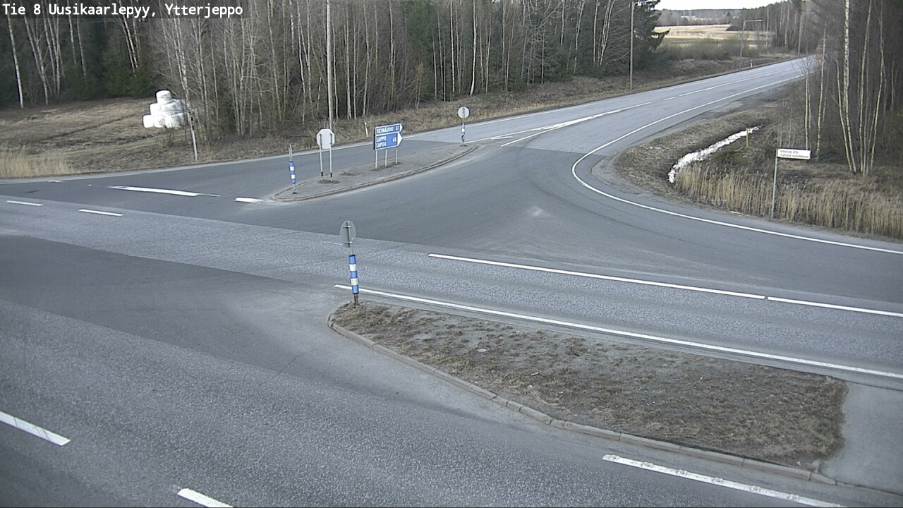 Weather Camera Image Väg 8 Nykarleby, Ytterjeppo, Uusikaarlepyy, Pohjanmaa
