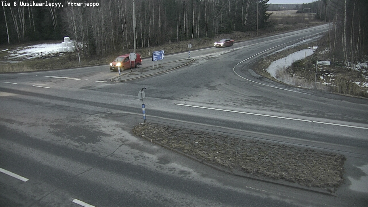 Weather Camera Image Väg 8 Nykarleby, Ytterjeppo, Uusikaarlepyy, Pohjanmaa