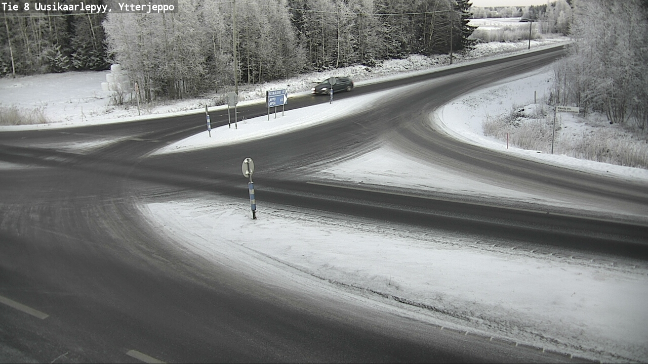Weather Camera Image Väg 8 Nykarleby, Ytterjeppo, Uusikaarlepyy, Pohjanmaa