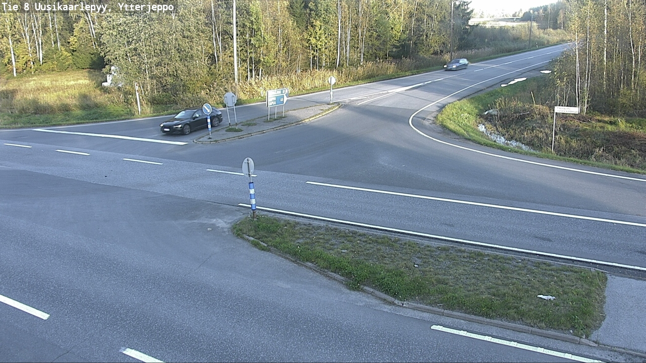 Weather Camera Image Road 8 Uusikaarlepyy, Ytterjeppo, Uusikaarlepyy, Pohjanmaa