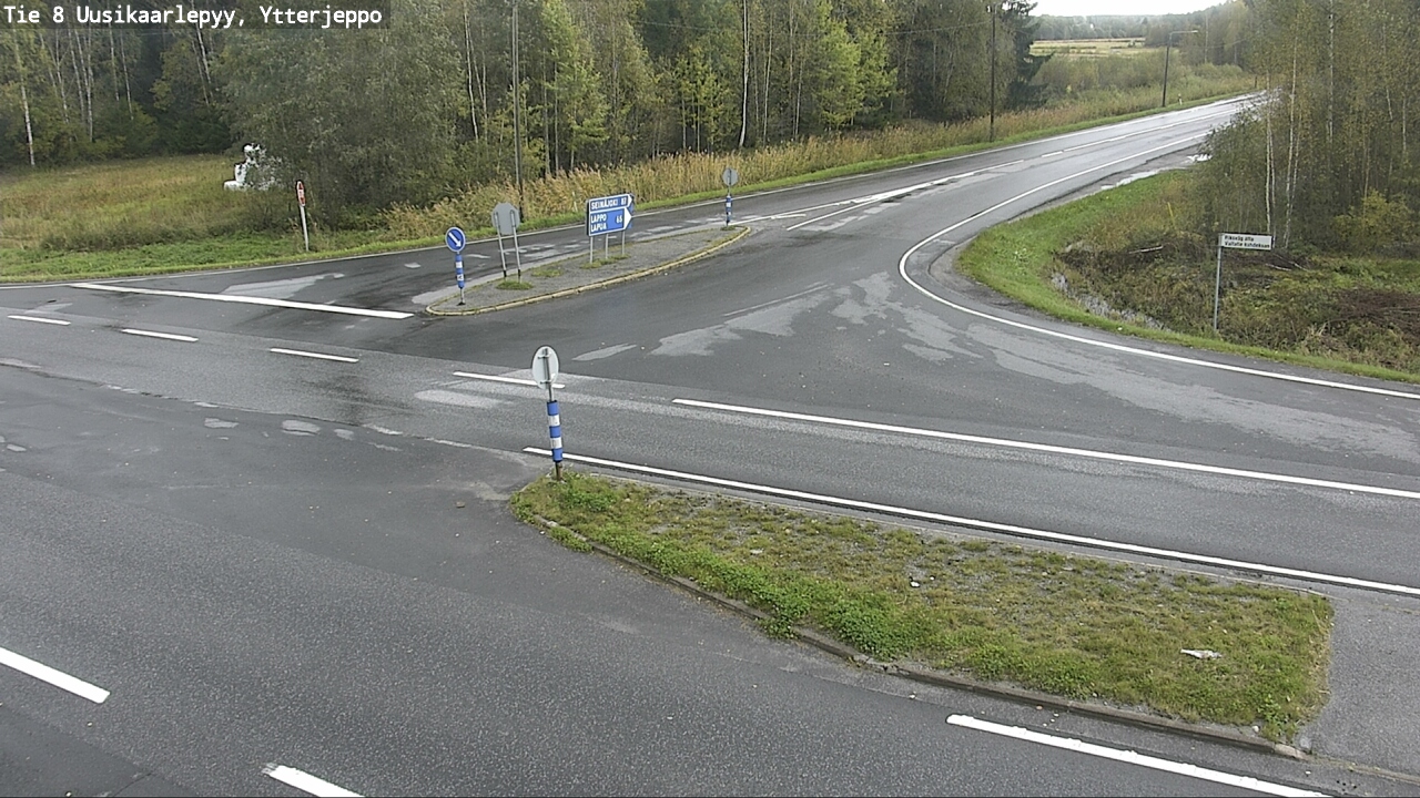 Weather Camera Image Road 8 Uusikaarlepyy, Ytterjeppo, Uusikaarlepyy, Pohjanmaa