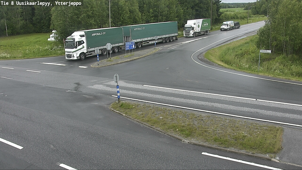 Kelikamerat Kuva Tie 8 Uusikaarlepyy, Ytterjeppo, Uusikaarlepyy, Pohjanmaa
