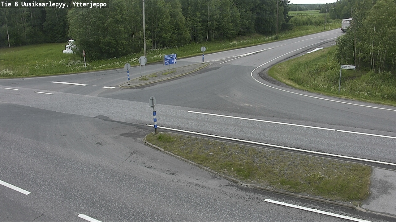Weather Camera Image Road 8 Uusikaarlepyy, Ytterjeppo, Uusikaarlepyy, Pohjanmaa