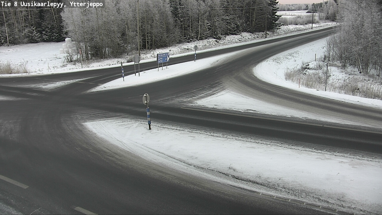 Kelikamerat Kuva Tie 8 Uusikaarlepyy, Ytterjeppo, Uusikaarlepyy, Pohjanmaa