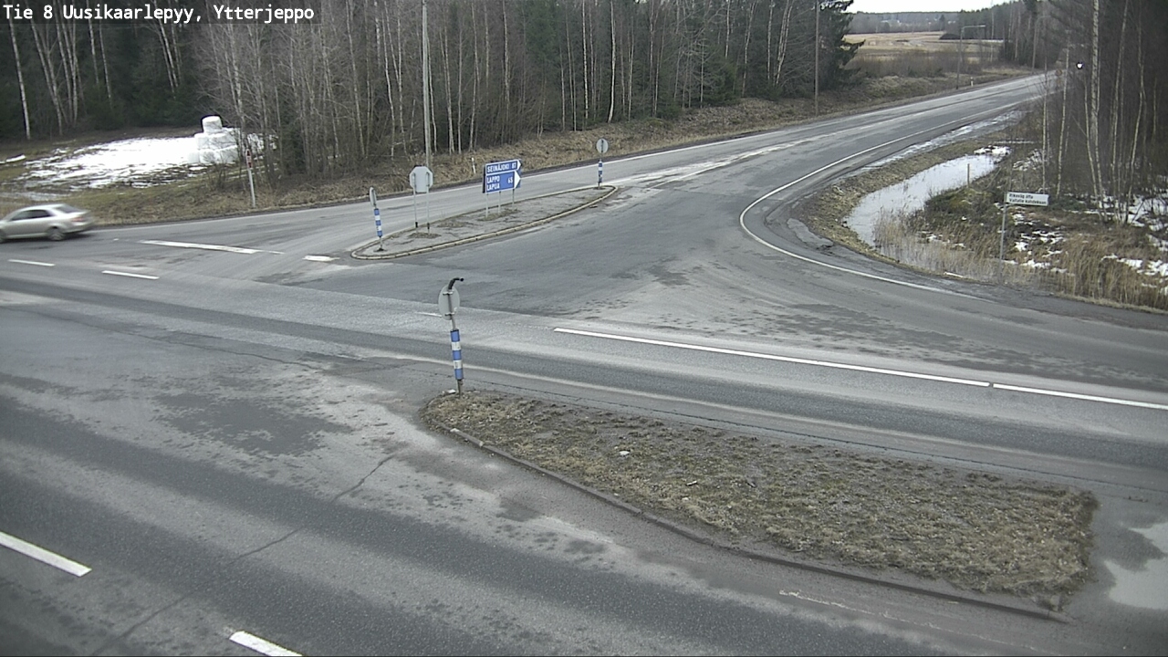 Weather Camera Image Väg 8 Nykarleby, Ytterjeppo, Uusikaarlepyy, Pohjanmaa