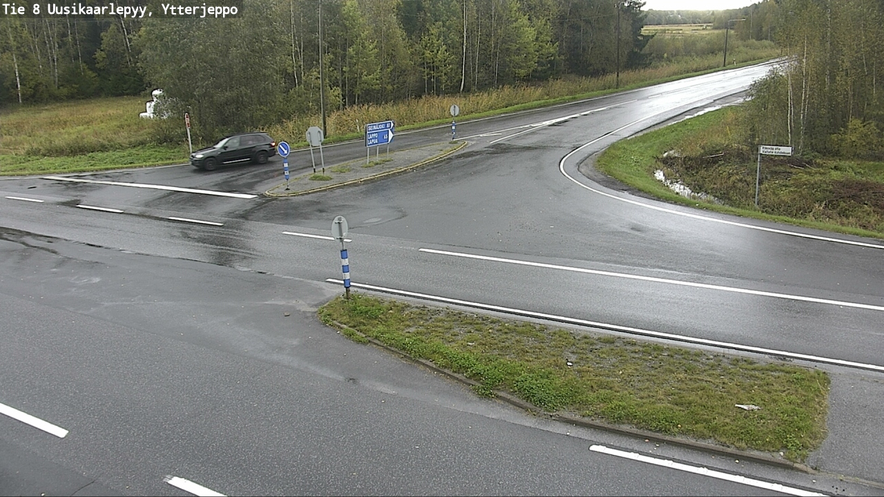 Weather Camera Image Road 8 Uusikaarlepyy, Ytterjeppo, Uusikaarlepyy, Pohjanmaa