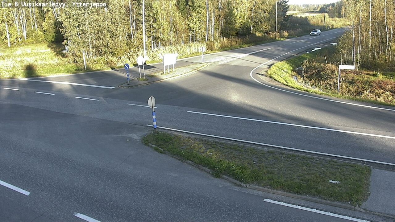 Weather Camera Image Road 8 Uusikaarlepyy, Ytterjeppo, Uusikaarlepyy, Pohjanmaa