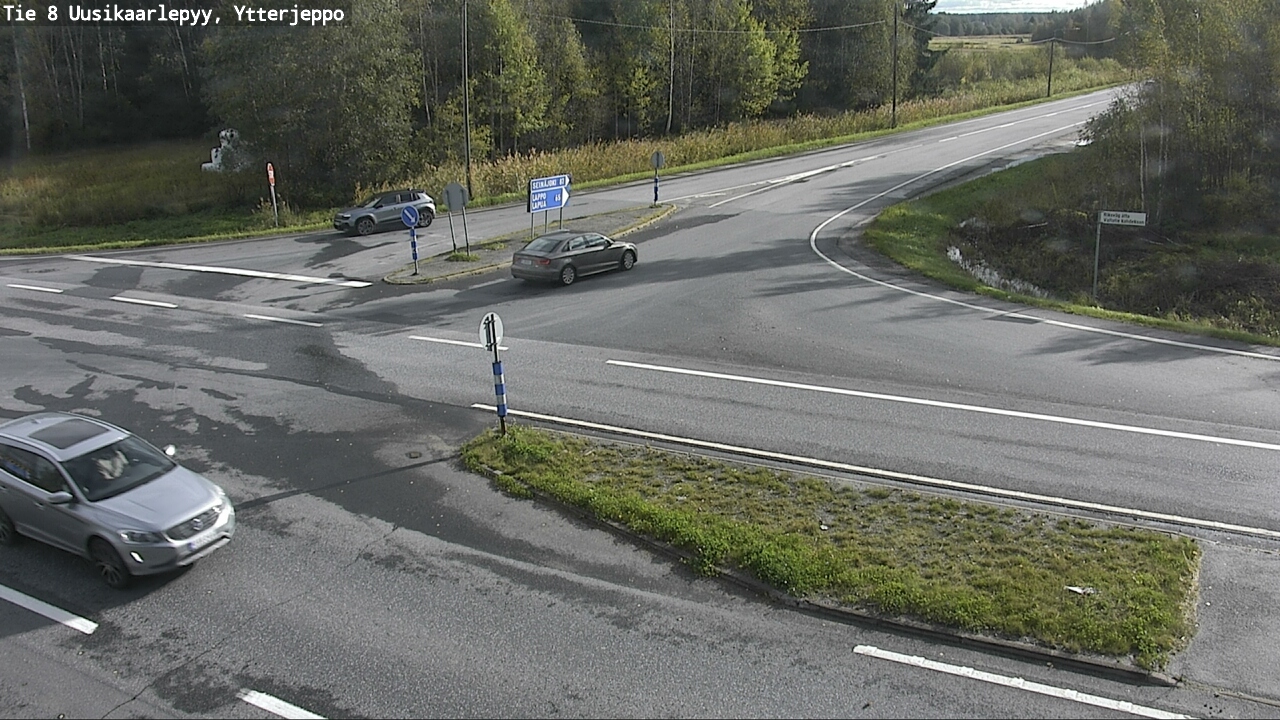 Weather Camera Image Road 8 Uusikaarlepyy, Ytterjeppo, Uusikaarlepyy, Pohjanmaa