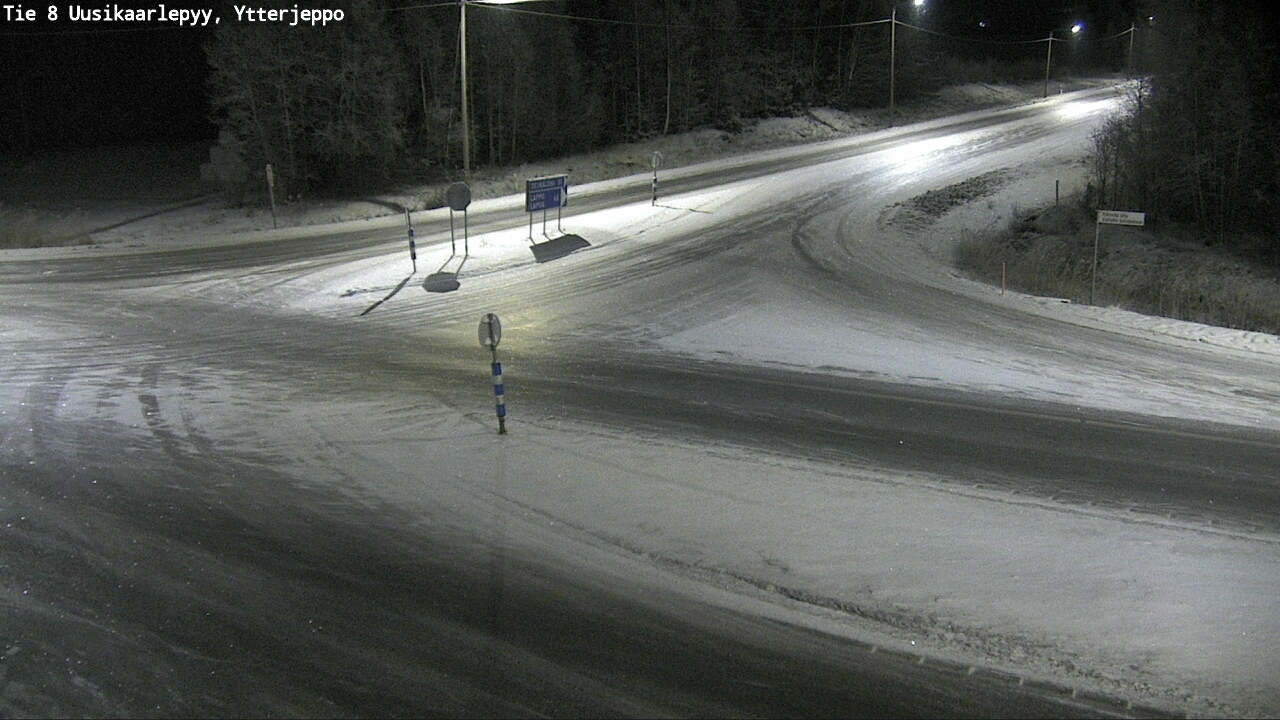 Kelikamerat Kuva Tie 8 Uusikaarlepyy, Ytterjeppo, Uusikaarlepyy, Pohjanmaa