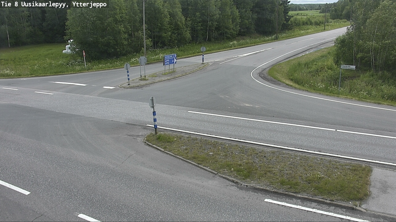 Weather Camera Image Road 8 Uusikaarlepyy, Ytterjeppo, Uusikaarlepyy, Pohjanmaa