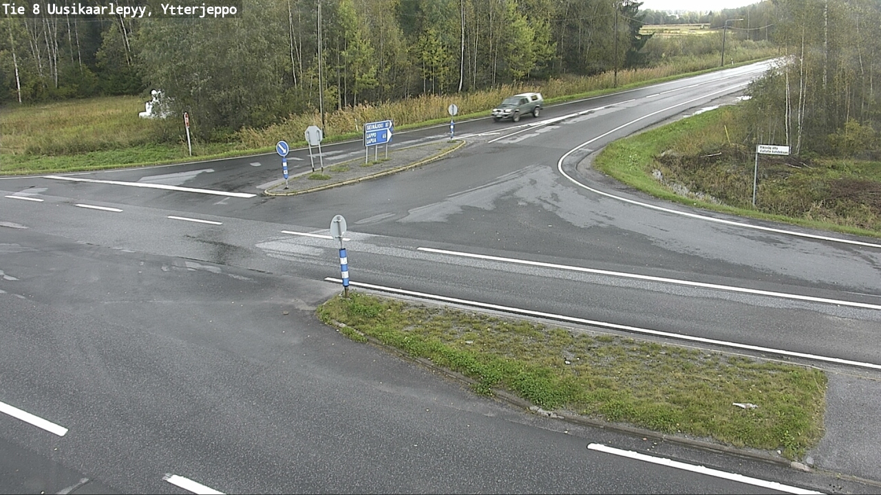 Weather Camera Image Road 8 Uusikaarlepyy, Ytterjeppo, Uusikaarlepyy, Pohjanmaa