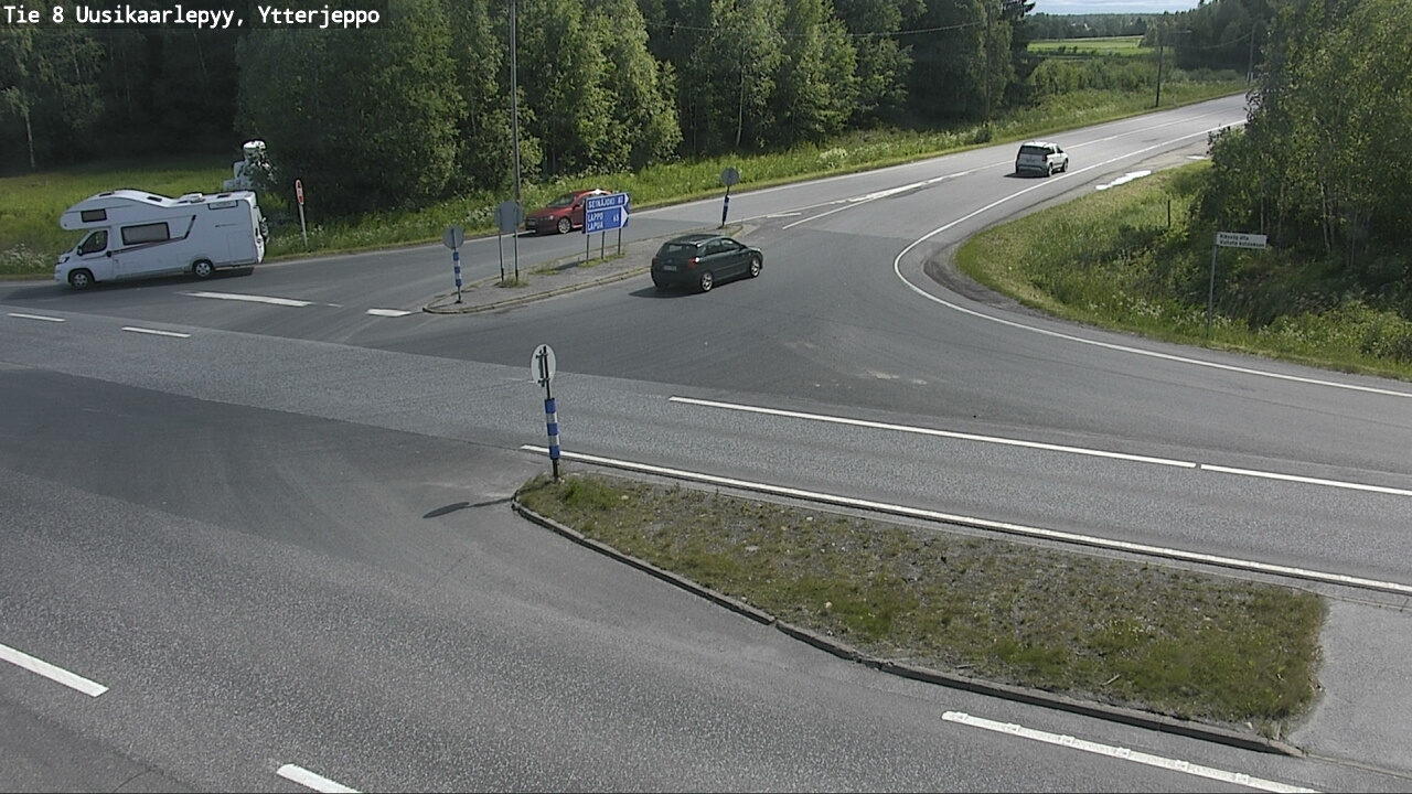 Weather Camera Image Road 8 Uusikaarlepyy, Ytterjeppo, Uusikaarlepyy, Pohjanmaa