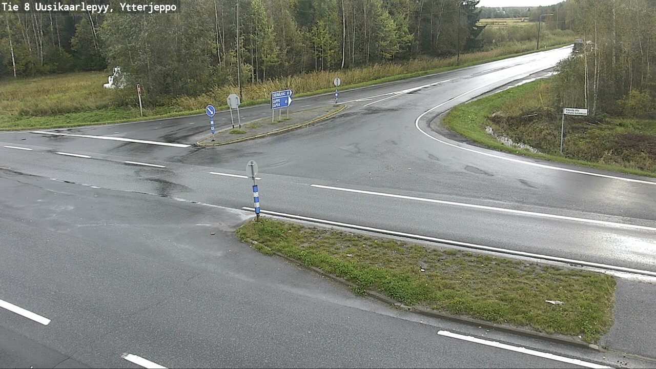 Weather Camera Image Road 8 Uusikaarlepyy, Ytterjeppo, Uusikaarlepyy, Pohjanmaa