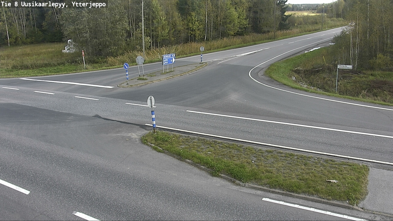 Kelikamerat Kuva Tie 8 Uusikaarlepyy, Ytterjeppo, Uusikaarlepyy, Pohjanmaa