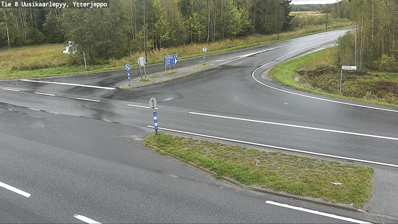 Weather Camera Image Road 8 Uusikaarlepyy, Ytterjeppo, Uusikaarlepyy, Pohjanmaa