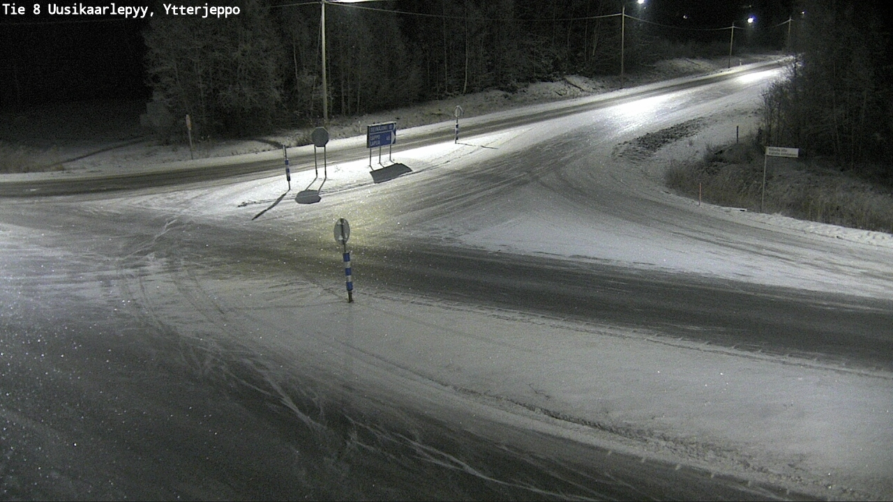 Kelikamerat Kuva Tie 8 Uusikaarlepyy, Ytterjeppo, Uusikaarlepyy, Pohjanmaa