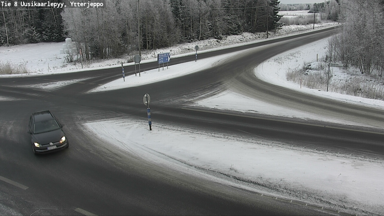 Kelikamerat Kuva Tie 8 Uusikaarlepyy, Ytterjeppo, Uusikaarlepyy, Pohjanmaa