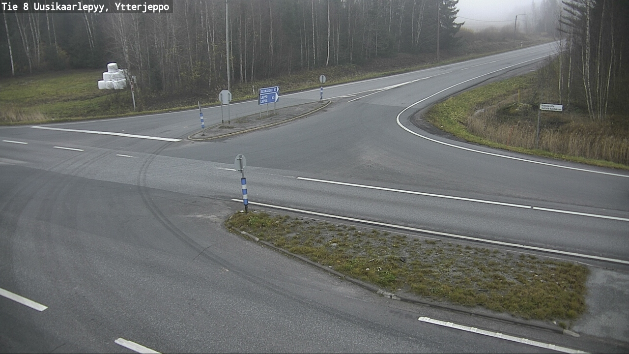 Kelikamerat Kuva Tie 8 Uusikaarlepyy, Ytterjeppo, Uusikaarlepyy, Pohjanmaa