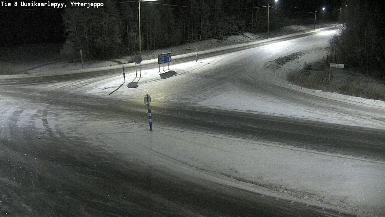 Kelikamerat Kuva Tie 8 Uusikaarlepyy, Ytterjeppo, Uusikaarlepyy, Pohjanmaa