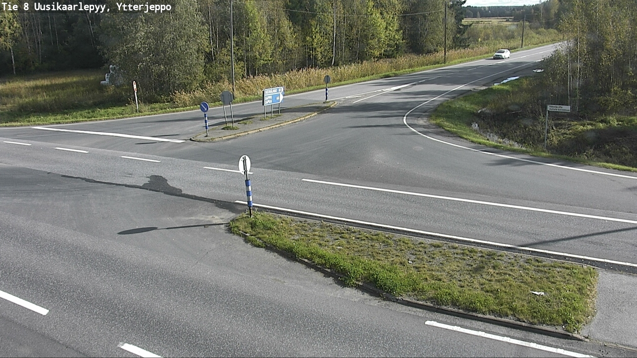 Weather Camera Image Road 8 Uusikaarlepyy, Ytterjeppo, Uusikaarlepyy, Pohjanmaa