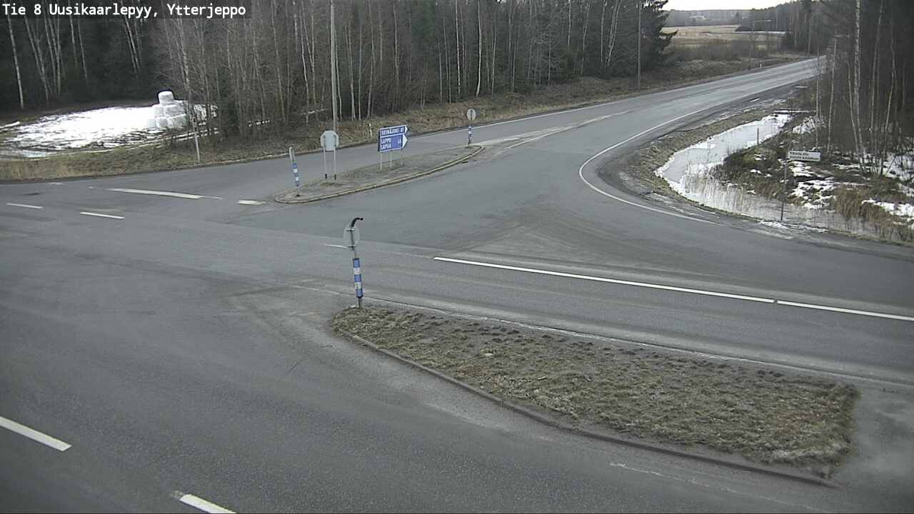 Kelikamerat Kuva Tie 8 Uusikaarlepyy, Ytterjeppo, Uusikaarlepyy, Pohjanmaa