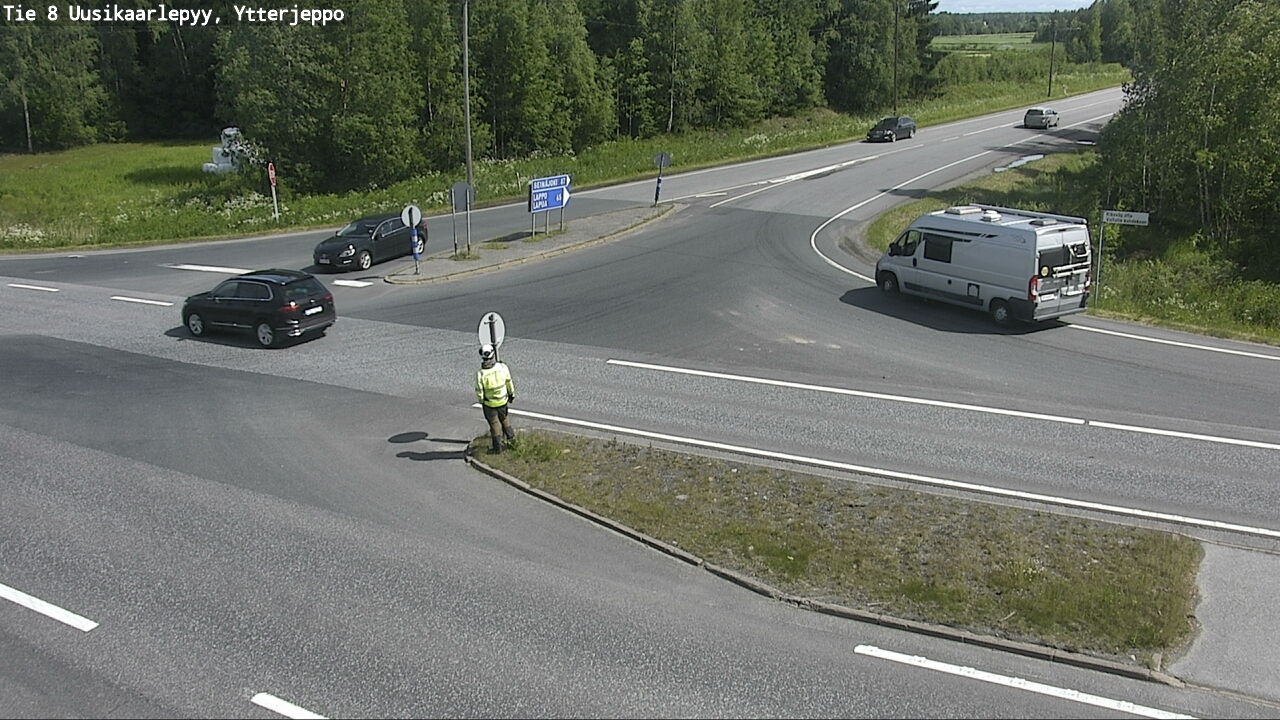 Weather Camera Image Väg 8 Nykarleby, Ytterjeppo, Uusikaarlepyy, Pohjanmaa