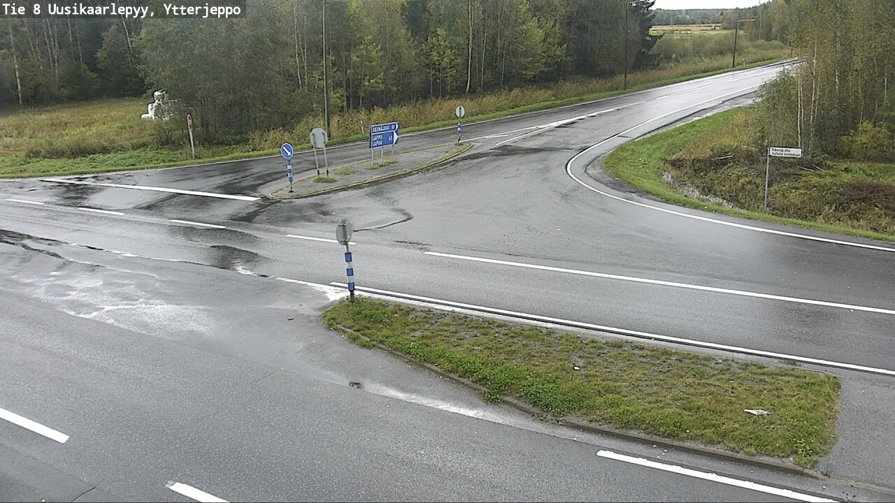 Weather Camera Image Road 8 Uusikaarlepyy, Ytterjeppo, Uusikaarlepyy, Pohjanmaa