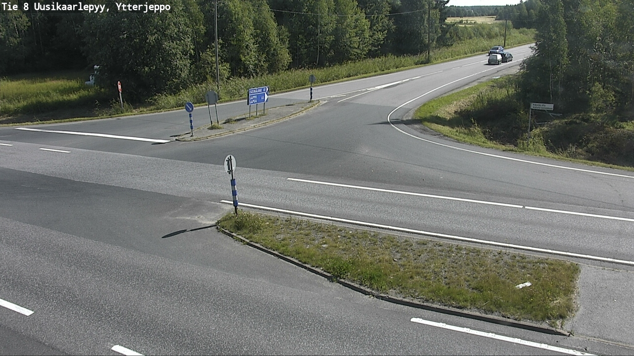 Kelikamerat Kuva Tie 8 Uusikaarlepyy, Ytterjeppo, Uusikaarlepyy, Pohjanmaa