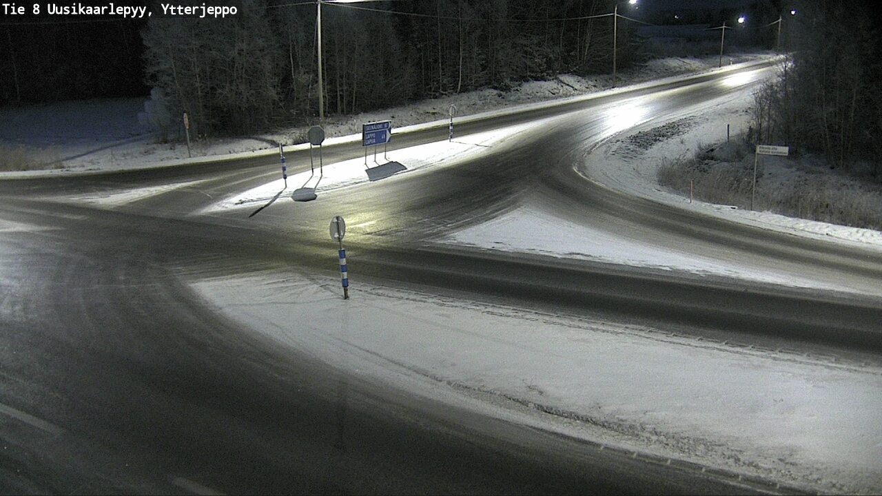Kelikamerat Kuva Tie 8 Uusikaarlepyy, Ytterjeppo, Uusikaarlepyy, Pohjanmaa