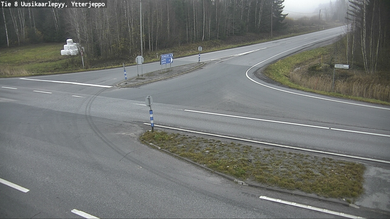 Kelikamerat Kuva Tie 8 Uusikaarlepyy, Ytterjeppo, Uusikaarlepyy, Pohjanmaa