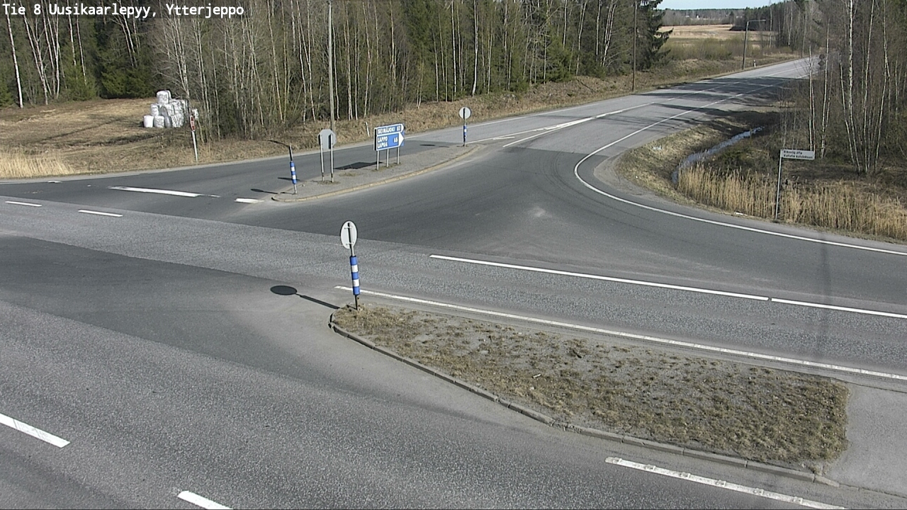 Weather Camera Image Väg 8 Nykarleby, Ytterjeppo, Uusikaarlepyy, Pohjanmaa
