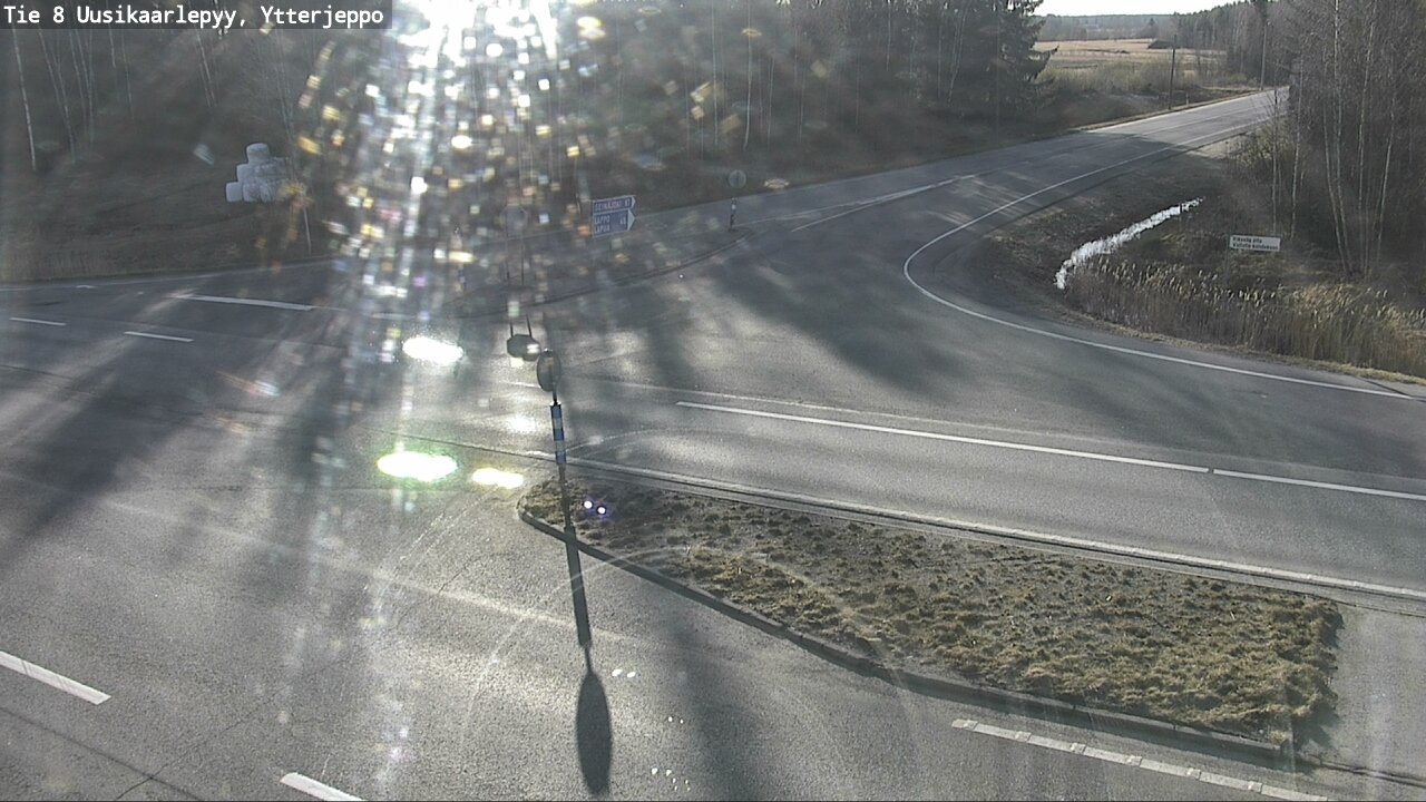 Weather Camera Image Väg 8 Nykarleby, Ytterjeppo, Uusikaarlepyy, Pohjanmaa