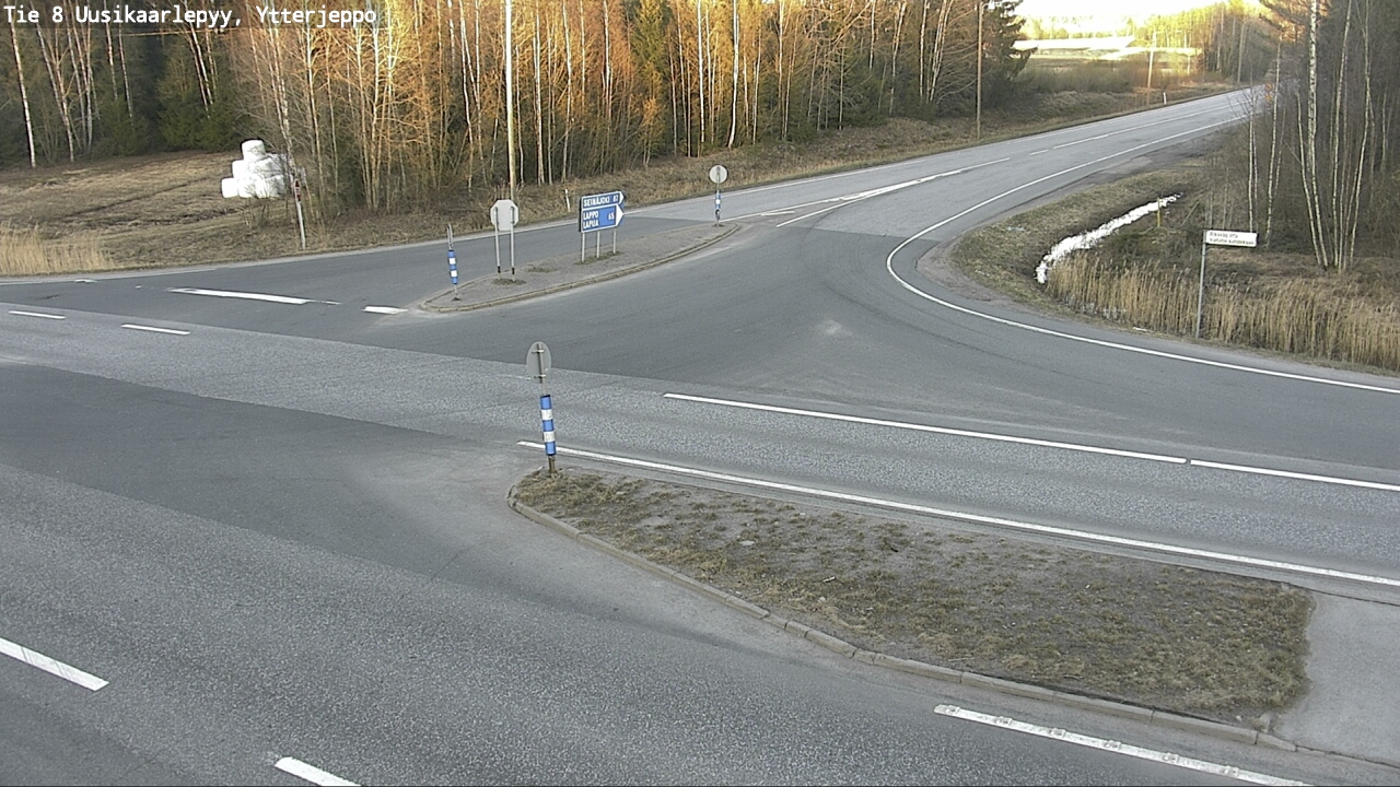 Weather Camera Image Väg 8 Nykarleby, Ytterjeppo, Uusikaarlepyy, Pohjanmaa
