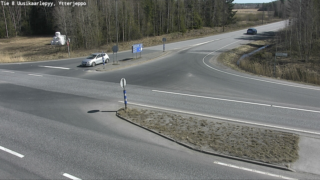 Weather Camera Image Väg 8 Nykarleby, Ytterjeppo, Uusikaarlepyy, Pohjanmaa