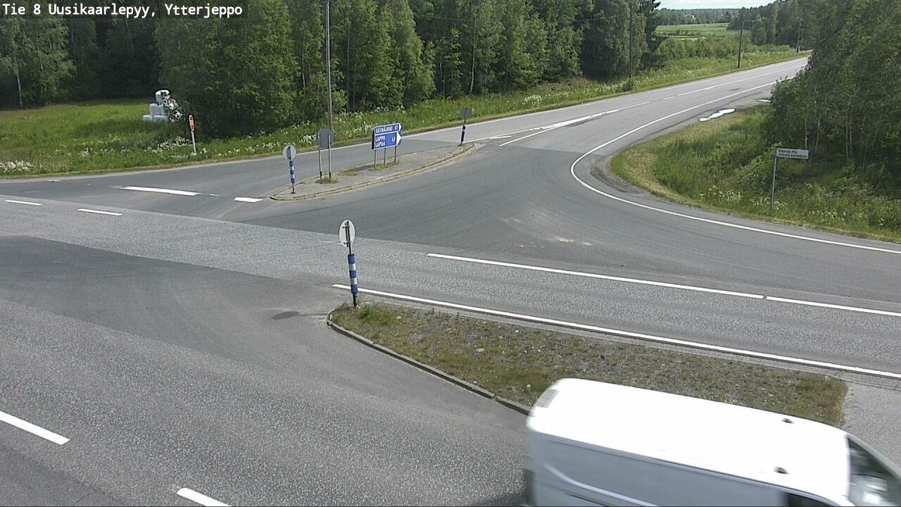 Weather Camera Image Road 8 Uusikaarlepyy, Ytterjeppo, Uusikaarlepyy, Pohjanmaa